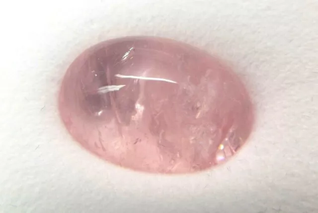 1x Morganite - Cabochon ovale avec inclusions rose 23.76ct.21x15.2x10.8mm...