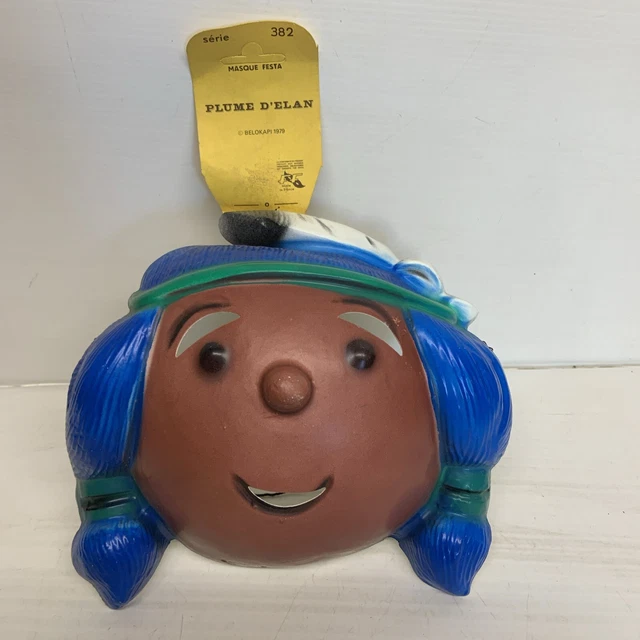 Masque César Goldorak Vintage – Années 70/80 – Déguisement Robot Made In France
