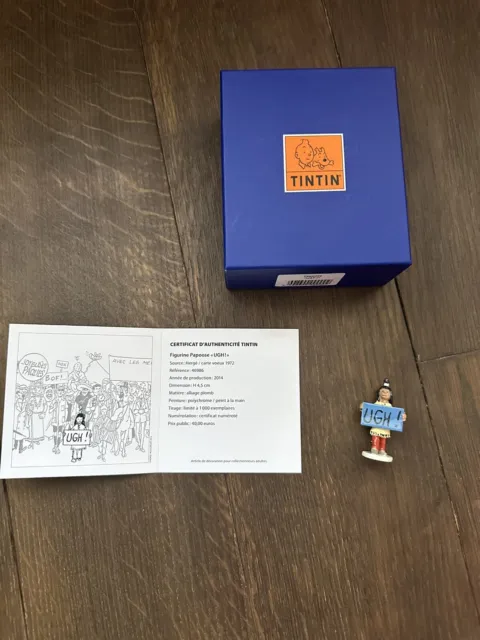Moulinsart Pixi Tintin - Papoose « UGH! » - Carte De Vœux - Comme Neuf