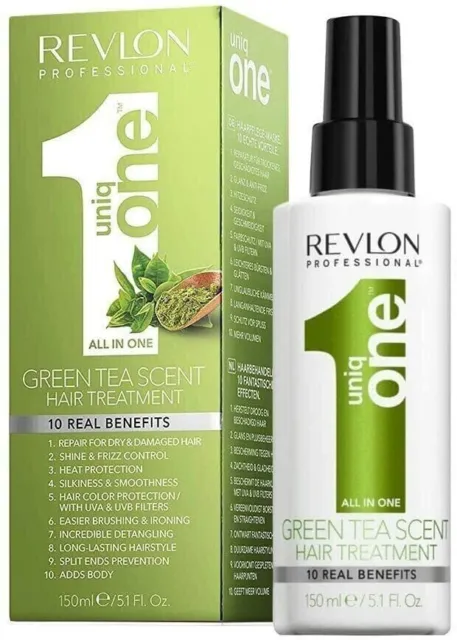 Revlon Uniq One Trattamento per capelli tutto in uno - Tè verde (150 ml) -...