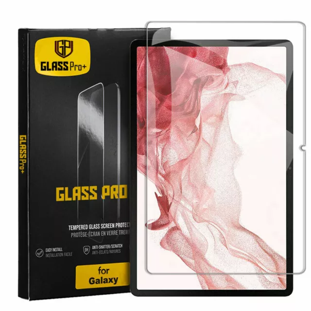 For Samsung Galaxy Tab S7 S9 FE S8 Plus S8 Ultra Tempered Glass Screen Protector