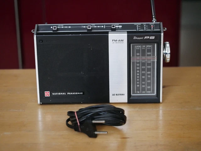 Radio National Panasonic RF-859LB (DOPPEL PS) - Vintage - Fonctionnelle - Fabriquée Au Japon