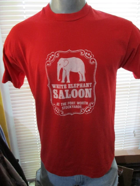 WHITE ELEPHANT SALOON T-Shirt XL Stockyards Ft Worth Texas
