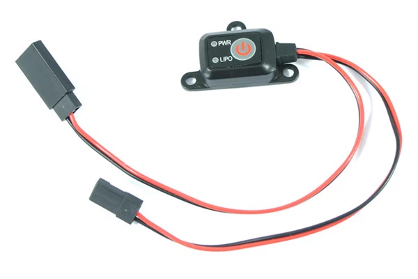 ELECTRONIC POWER ON/OFF Switch with LED Battery Monitor and Lipo Cut ...