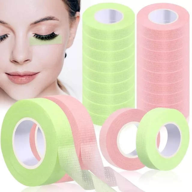 Eyelash Extension Tape Breathable Nonwoven Cloth Adhesive Makeup Tools 5 Rolls