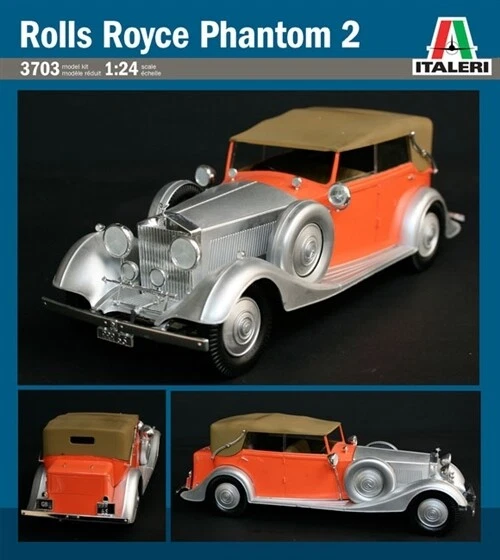 BB0188 DANBURY MINT 1938 Rolls-Royce Phantom III Sedanaca 1:24 Burgundy