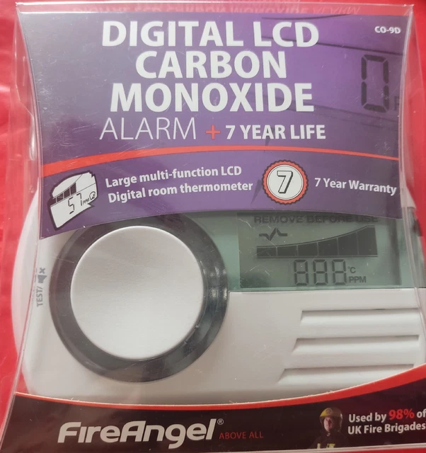 Image of Alecto COA3910 carbon monoxide detector at eBay website