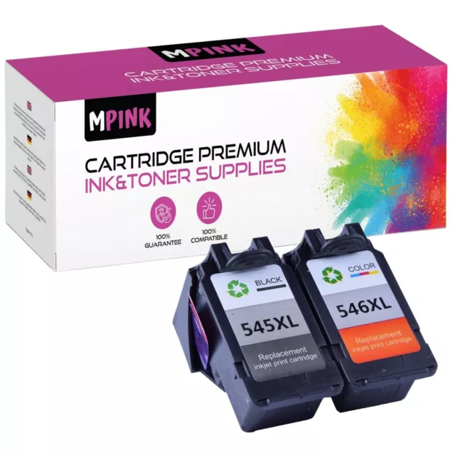 Cartucce per 545 XL + 546 XL compatibili con CANON MG2550 MG2555 MG2950 MX494