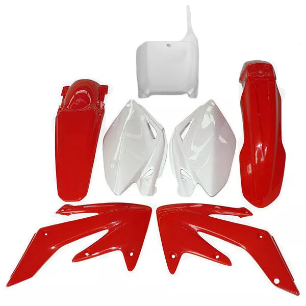 UFO  Mx Honda CRF250R 08-09 OEM 08 Motocross Red White Complete OEM Plastics