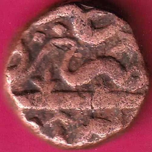 Ahmednagar Sultanate Nizam Shahi 2/3 Falus Rare Coin  #I52