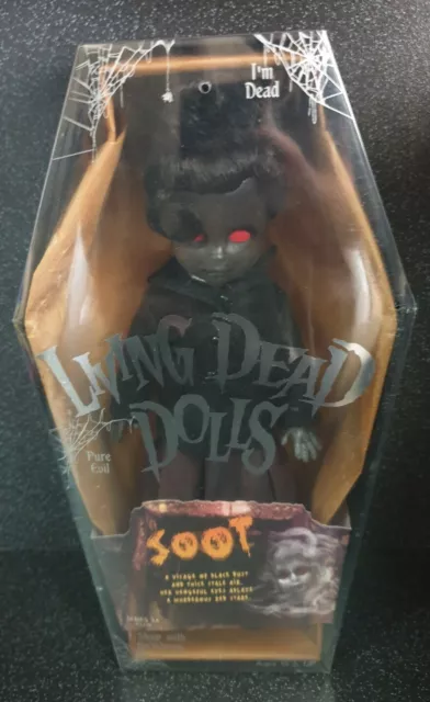Mezco Living Dead Dolls Series 34 Soot Full Size 10" Doll New Sealed LDD