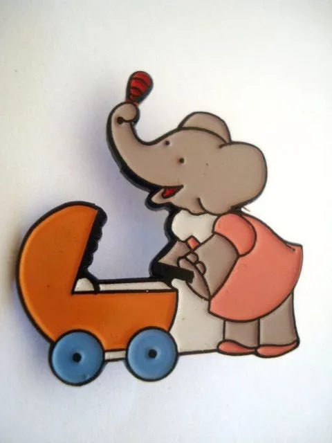 PINS BABAR ET SON BEBE VINTAGE PIN'S wxc 1