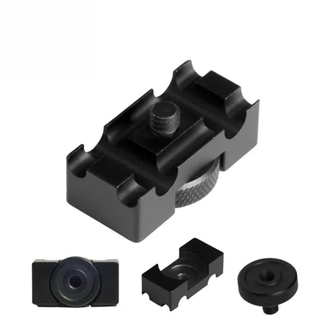 Aluminum Alloy Tether Holder Cable Lock Clip Clamp Mount for DSLR Camera. ZT