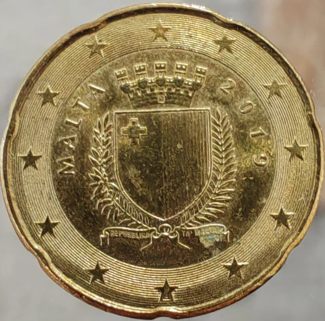 Moneta Rara MONETA RARA DA 20 centesimi malta 2019 Con F nella Stella. EUR 49,00 ...