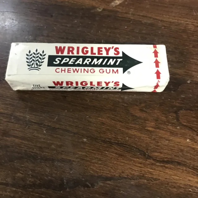 Vintage Pack Of Wrigley’s Spearmint Chewing Gum Unopened RARE 1970s?