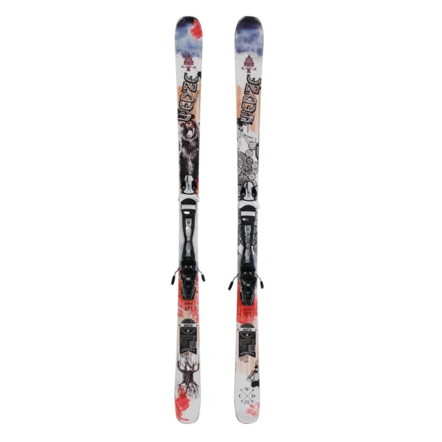 Ski occasion Wedze Twintricks ProTeam + fixations - Qualité B 172 cm