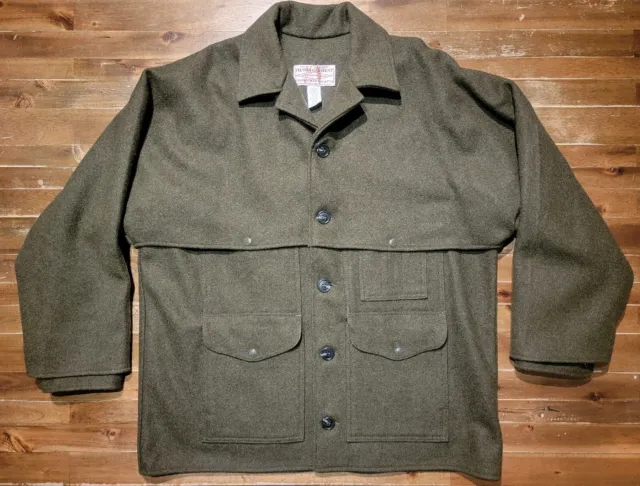 Filson Double Mackinaw Cruiser | Sz. 46 | Forest Green | MSRP $650 | Made in USA