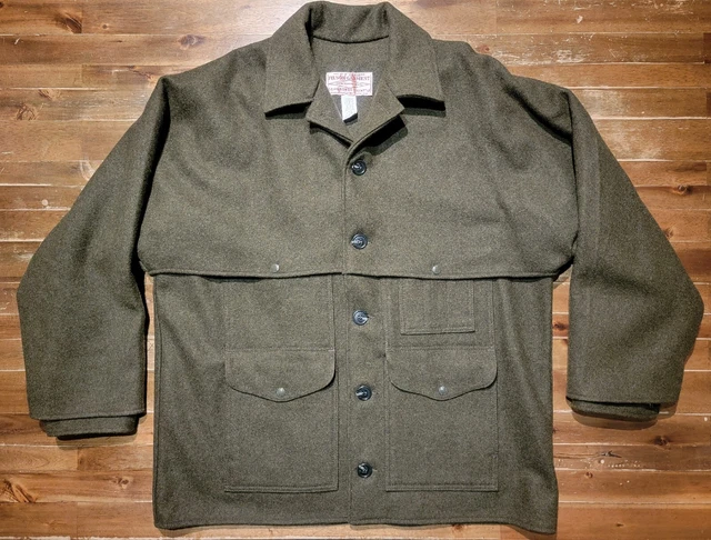 Filson Double Mackinaw Cruiser | Sz. 46 | Forest Green | MSRP $650 | Made in USA Filson Double Mackinaw Cruiser | Sz. 46 | Forest Green | MSRP $650 | Made in USA