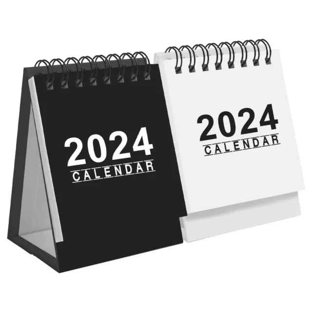 2024 CALENDAR TABS Insert Tabs White Mini Calender Tear Off Pads Month