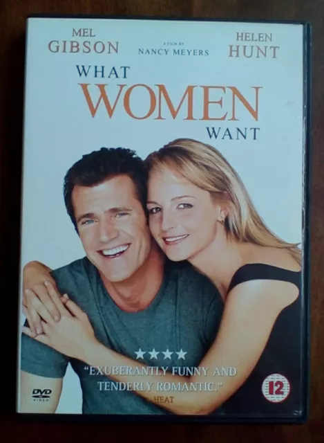 What Women Want Comedy Drama DVD Mel Gibson Helen Hunt