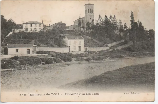 DOMMARTIN LES TOUL - Meurthe & Moselle - CPA 54 - vue sur le village