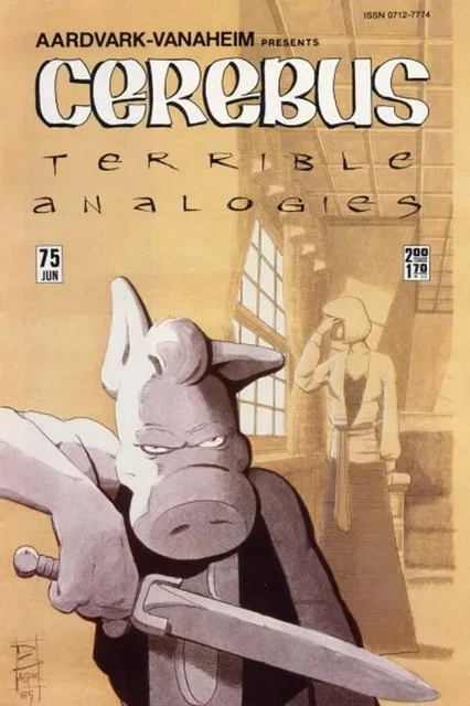 Cerebus #75 9.0 (W) VF/NM Aardvark-Vanaheim 1985 Dave Sim STOCK IMAGE