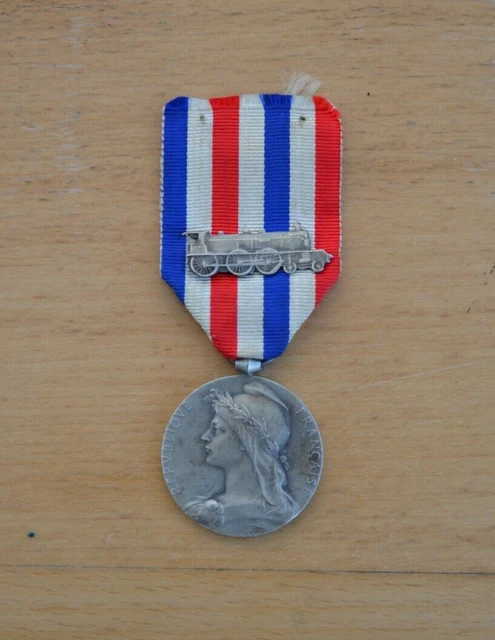 Médaille d' Honneur des Chemins de Fer, type de Roty, bronze