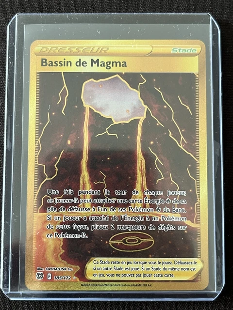 Pokemon Carta Magma Basin 185/172 - Stelle Brillanti - Oro Rara Segreta, Holo Foil, Da Scambio