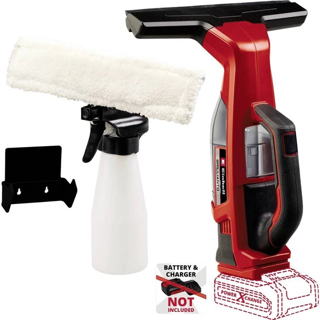 Einhell BRILLIANTO Power X-Change Nettoyeur de vitres rouge, noir