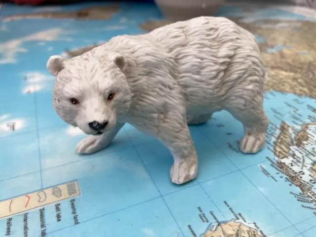 Polar Bear Figurine Polar Bear Ornament Hand painted Buy It Now Lot