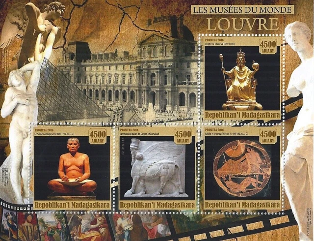 Block 2016 Gemälde Kunst Kultur Museum Louvre Paris Frankreich