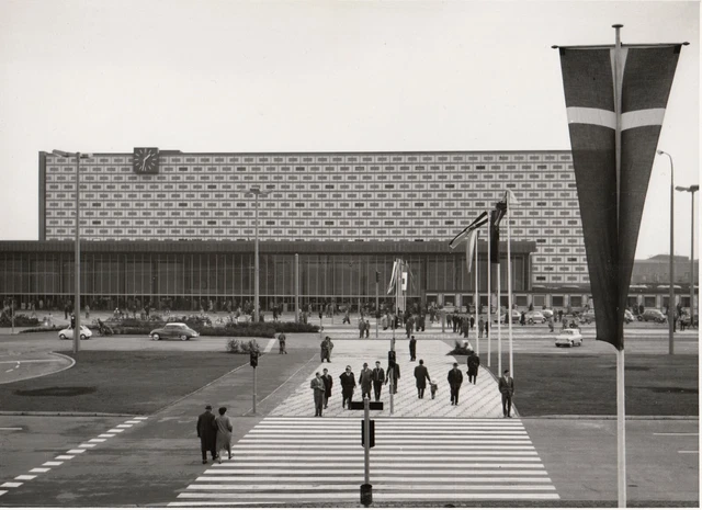 FOTO  Hauptbahnhof Braunschweig  60er Jahre   ca.18x24  (AGF478)
