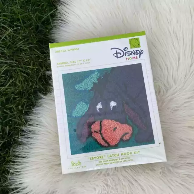 Disney Home eeyore latch hook kit crafts crochet