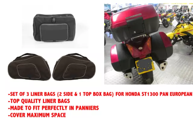 Sacoche Côté Sacs & Haut Boite Sac pour Honda St 1300 Pan European