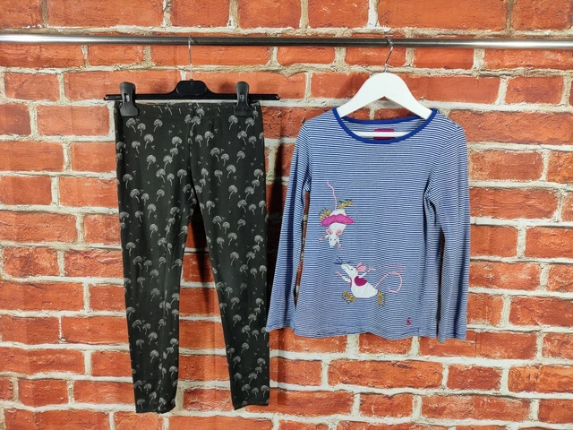 Girls Bundle Age 7-8 Years Zara Joules Leggings Long Sleeve T-Shirt Fairy 128Cm
