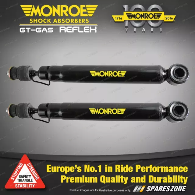 Pair Rear Monroe Reflex Shocks for Holden Commodore Lowered VX VU VY VZ 00-On