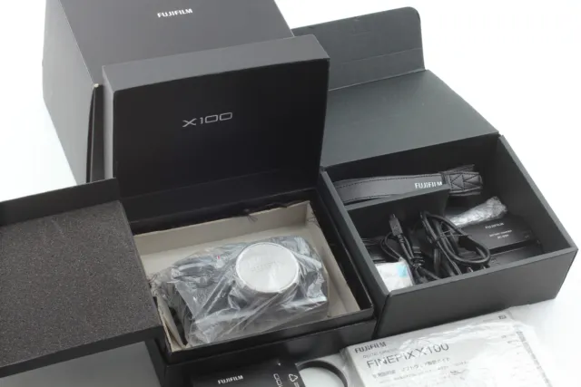 [N MINT in Box] Fujifilm FinePix X100 Compact Digital Camera Silver From JAPAN