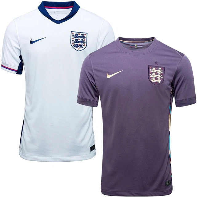ENGLAND FOOTBALL SHIRT 2024/25 Home/Away Kit Euros 24 Sizes S4XL £30.99 PicClick UK