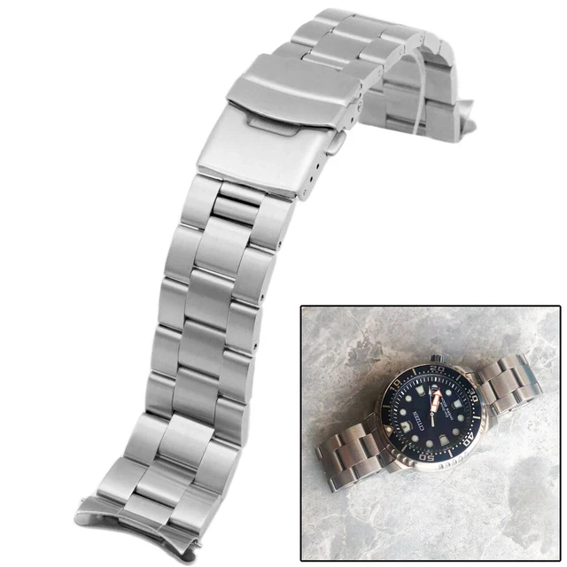 20mm STANLESS STEEL OYSTER BRACELET fts Ctzen NY0040 BNO150-28E
