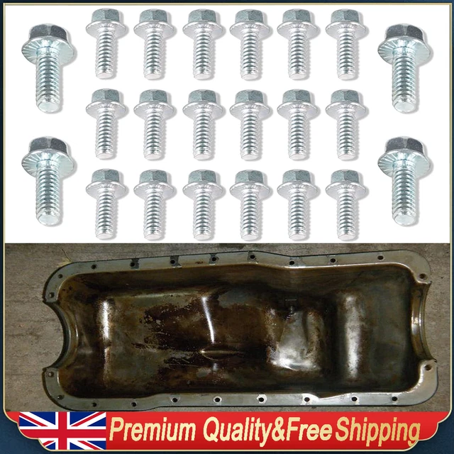 Small Block Chevy SBC Oil Pan & Valve Cover Stud Combo Kit – 1.5" Long Studs, Unbranded