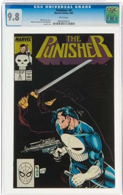 1988 Marvel the Punisher 9 CGC 9.8 White Pages