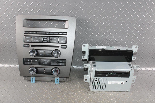 13-14 Mustang Audio Radio Stereo Receiver Small Screen Climate Control Panel