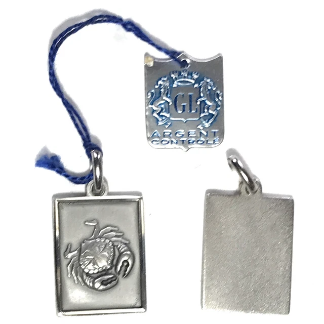 Chaîne De Montre En Argent Avec Médaille Guerrier Gaulois - Style Art Nouveau - Année Avant 1920