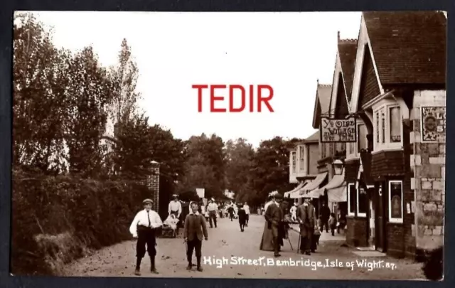 Isle of Wight - Bembridge High Street RP - Postcard