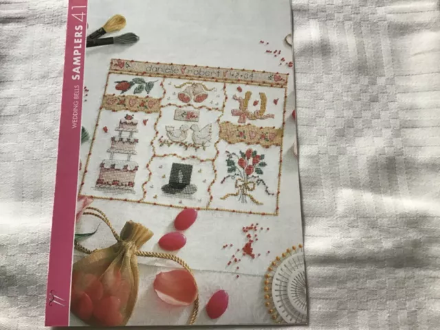 Cross Stitch Magic.No.41.Wedding Bells Sampler & more smaller charts.Unused