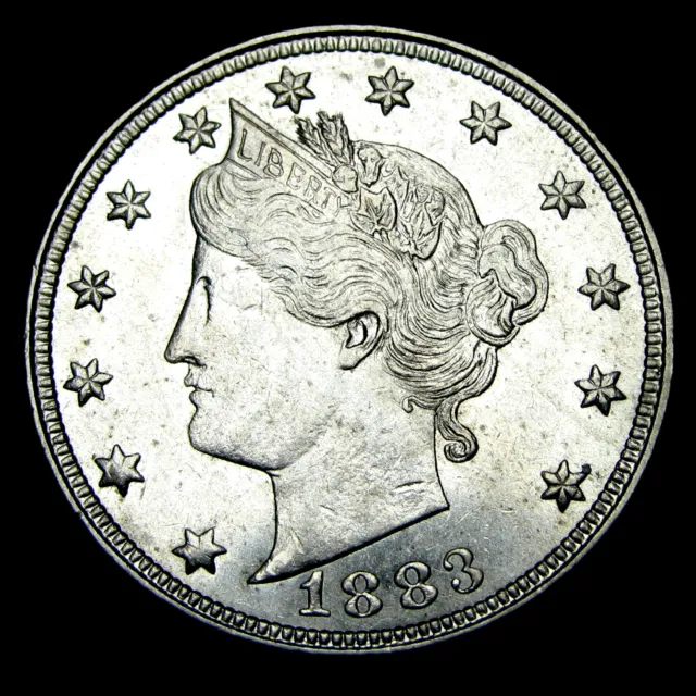1883 Liberty V Nickel ---- Gem BU Coin  ---- #ZR220