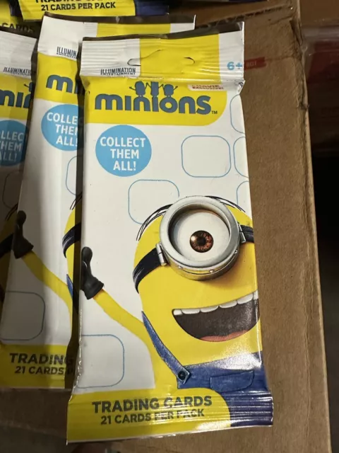 Despicable Me Minions Jumbo Trading Cards Packs 21 Cards Per 24 packs Per Lot 3