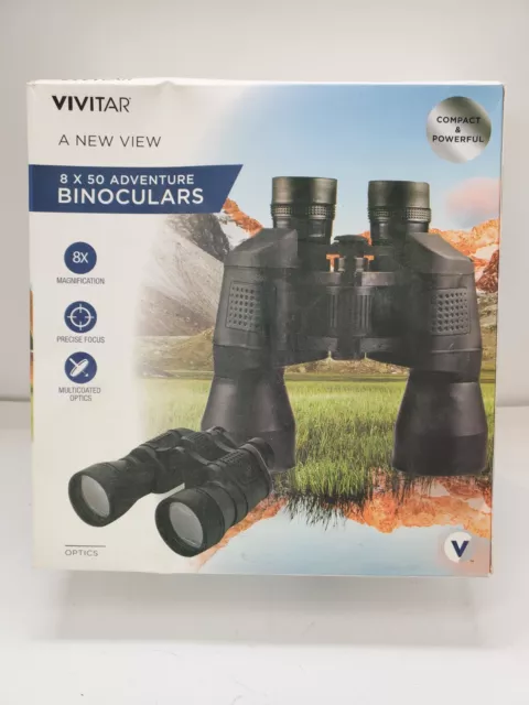VIVITAR OUTDOORSMAN SERIES 8X40 Binoculars 55.48 PicClick UK