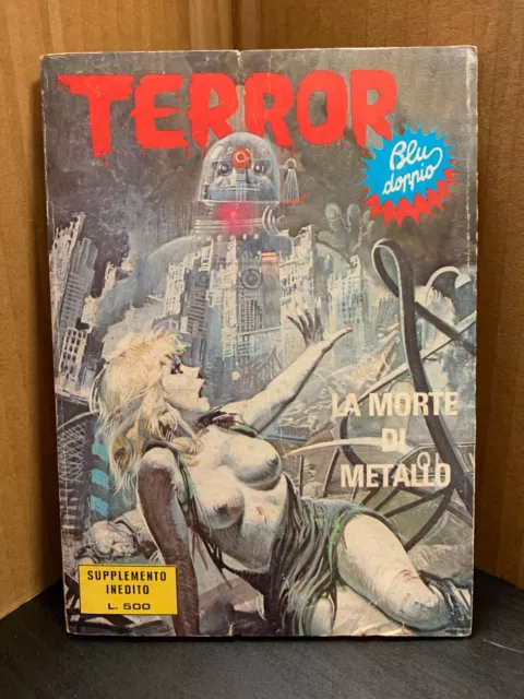 Fumetto Terror Blu - La Morte Di Metallo - Edizione Ediperiodici 1977