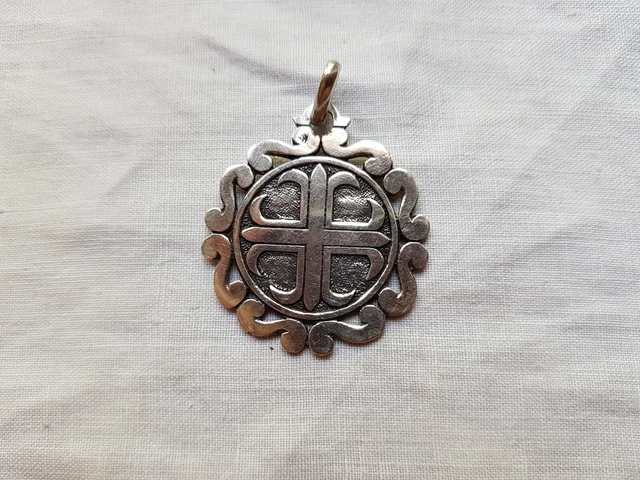 Bracelet Médaille Vierge Miraculeuse en Argent sur Cordon | Arma Blu